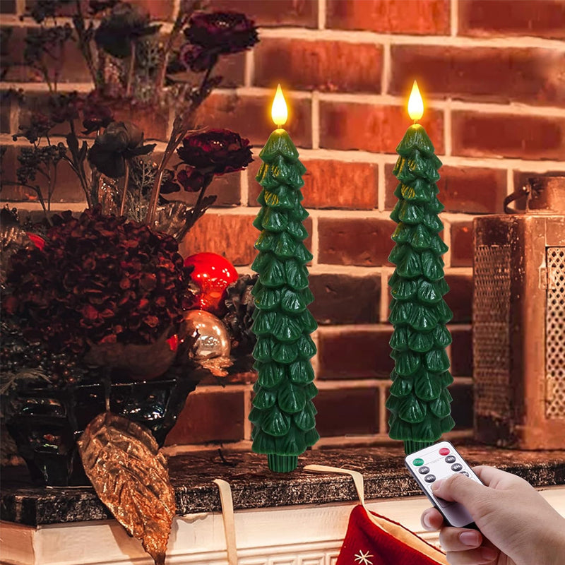 Muzikinė Kalėdų Žvakė su LED Šviesa
