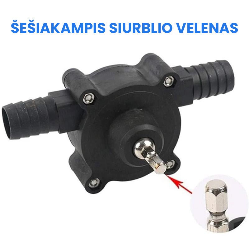 Nešiojamas elektrinis gręžimo siurblys
