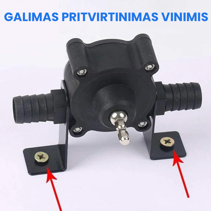 Nešiojamas elektrinis gręžimo siurblys