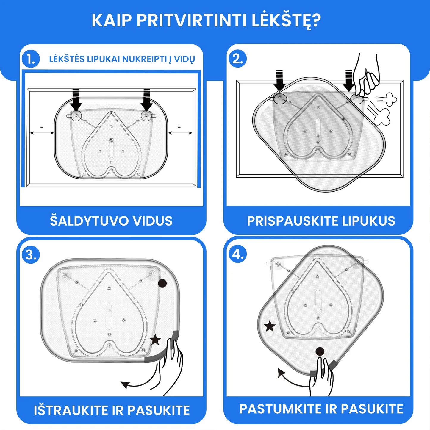 Besisukanti šaldytuvo lėkštė