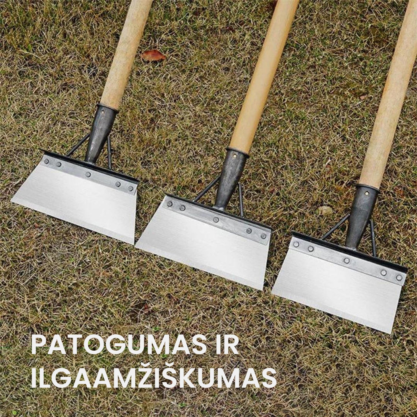 CleanSweep™ - Daugiafunkcinis sodo kastuvas