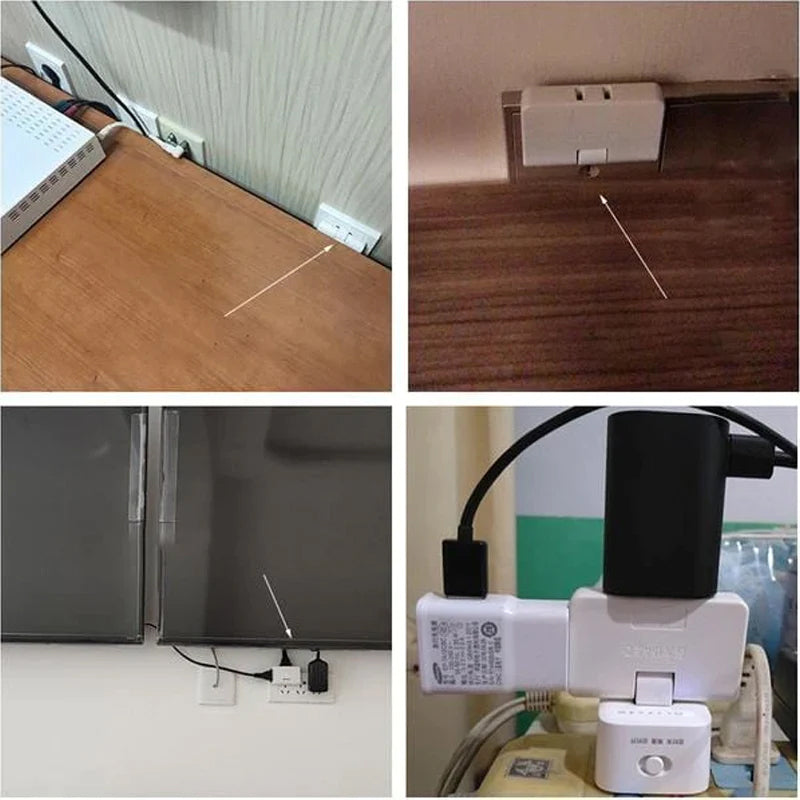 Pasukamas kištukinio lizdo adapteris