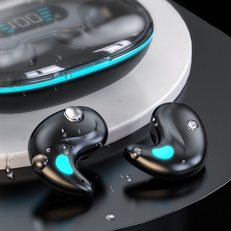 Kaulų laidumo Bluetooth ausinės miegui ir sportui