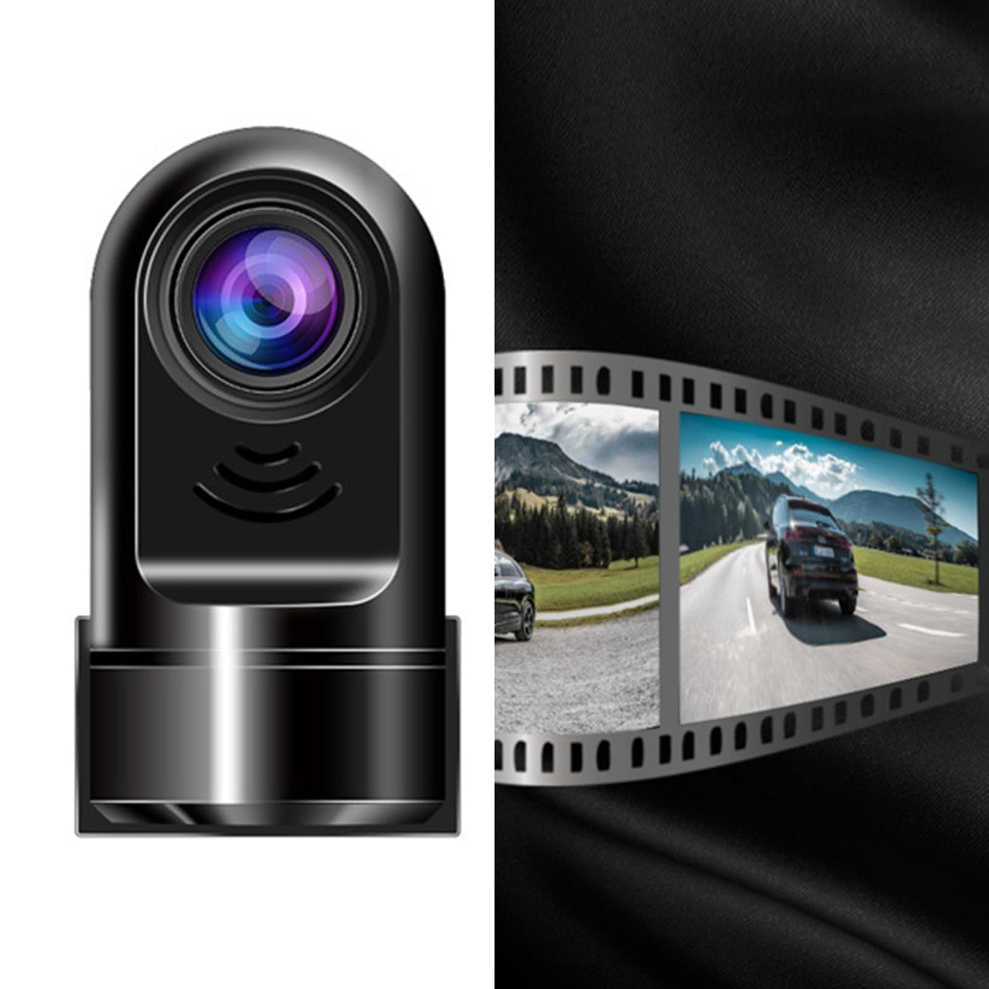 360° Rotuojanti mini kamera su HD raiška