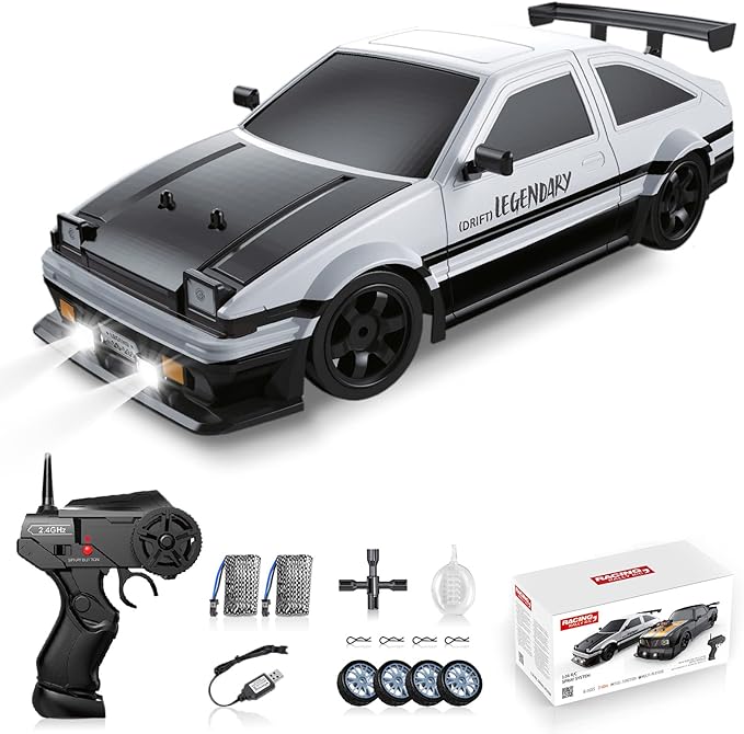 RC Drift Automobilis su LED Šviesomis ir Garų Efektu