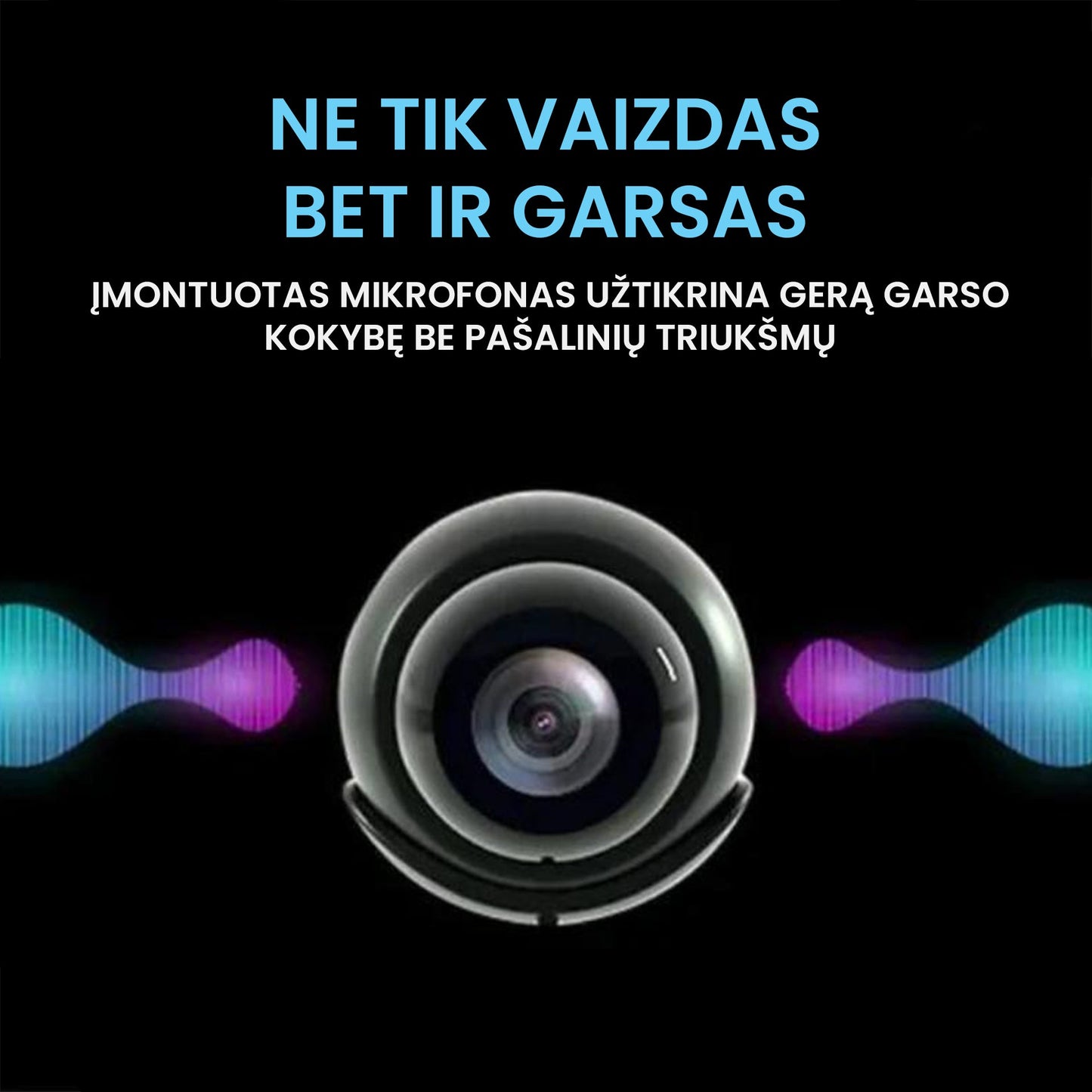 WifiCam™- mini belaidė vaizdo stebėjimo kamera