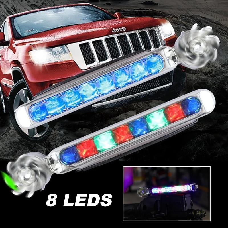 Vėjo energijos veikiami LED automobilių žibintai (2 vnt.)