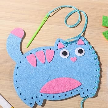 Vaikų DIY siuvimo rinkinys kūrybai ir pramogoms