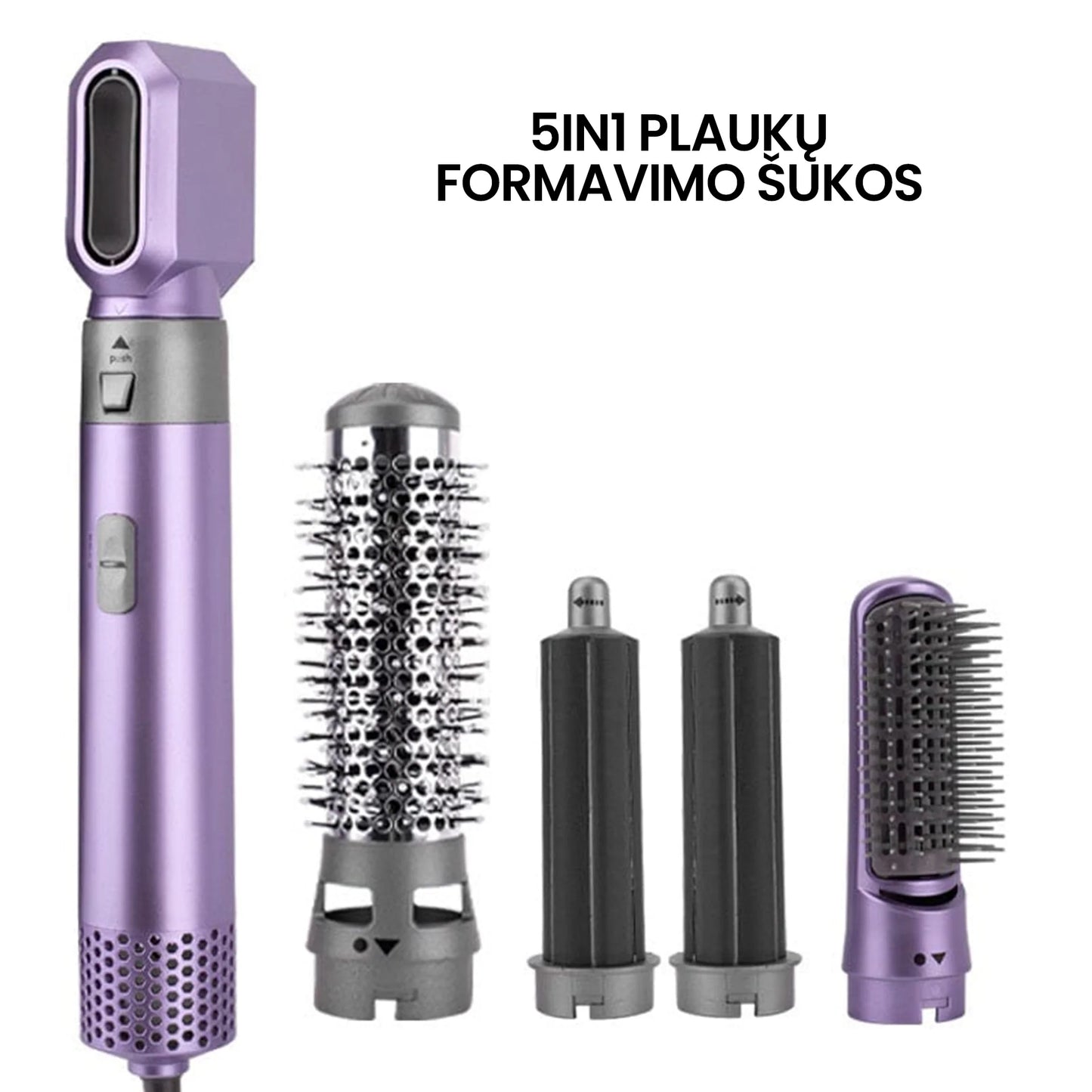 UrbanDryer™ - 5in1 plaukų formavimo šukos