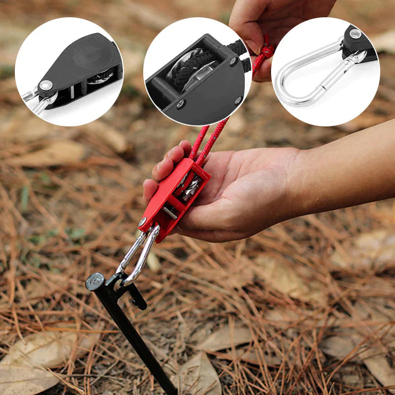 StrongLine™ vėjui atsparus lynas su skriemulio reguliavimu