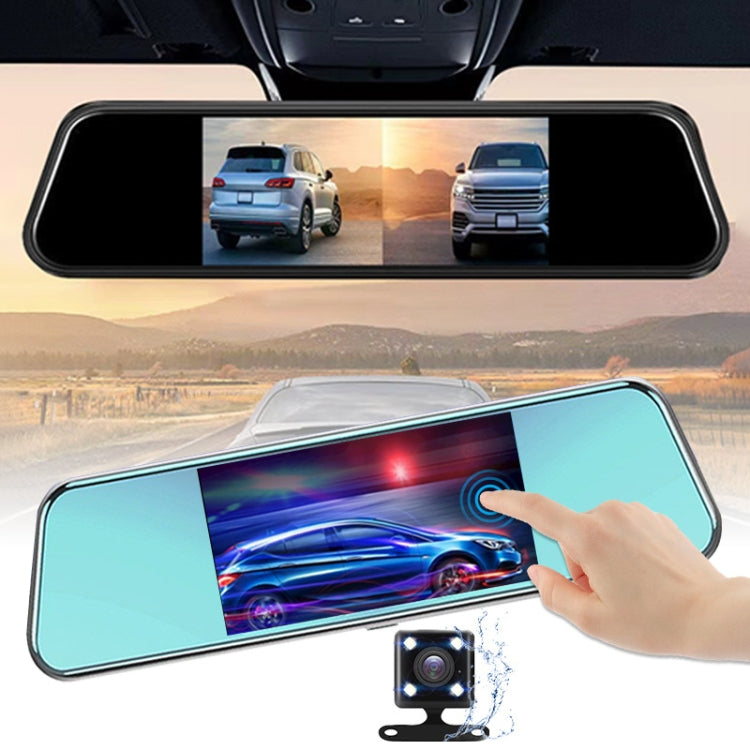 HD automobilinis registratorius su liečiamu ekranu