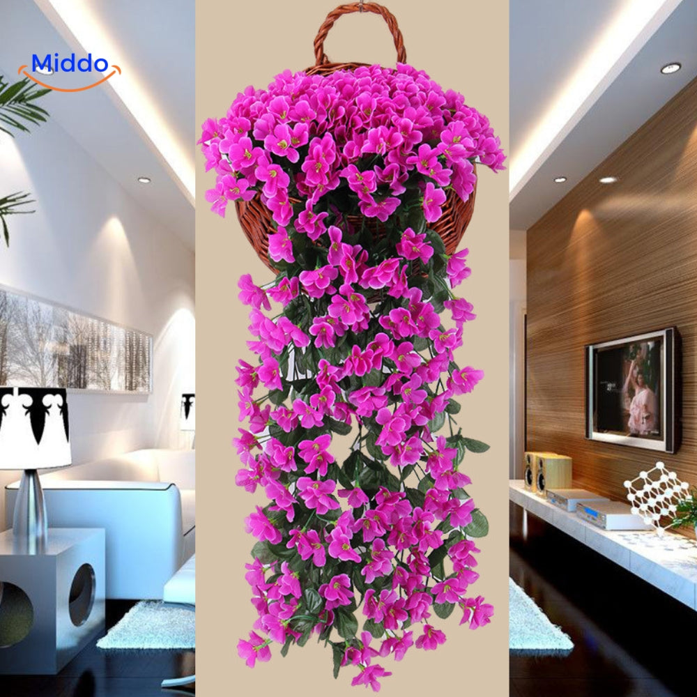 Orchidėjų kaskadas dekoracija