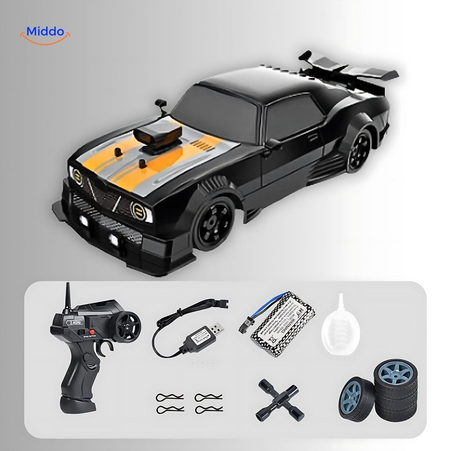 DriftMaster™ GTR | 4WD Drift RC žaislinis automobilis 🚗💨