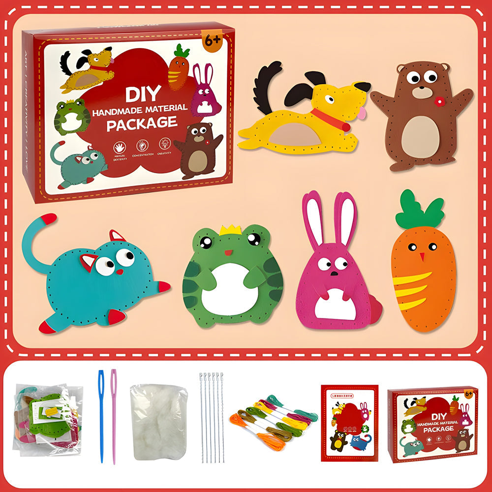 Vaikų DIY siuvimo rinkinys kūrybai ir pramogoms