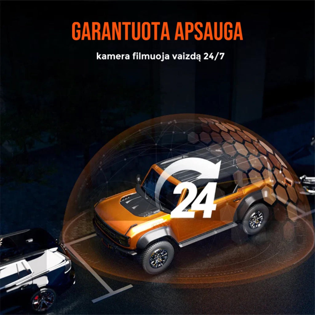 10 colių HD daugiafunkcinis automobilio registratorius