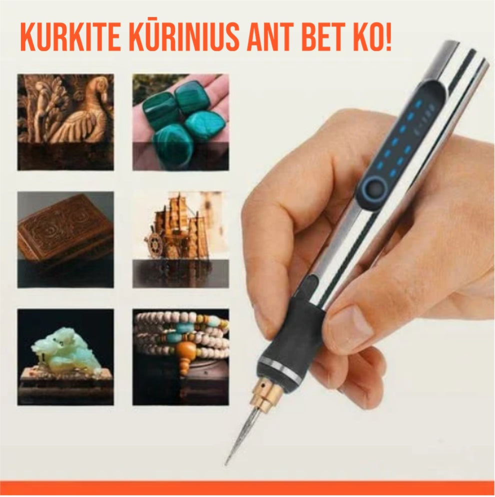 Pažangus graviravimo įrankis kūrybai namuose