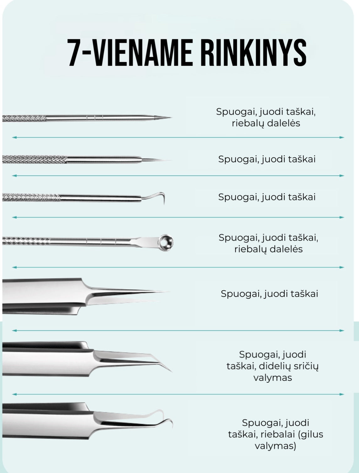 Profesionalus veido valymo rinkinys namams