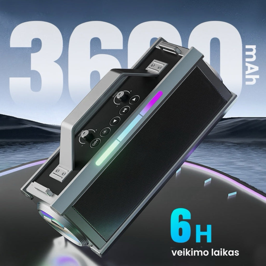 BITCED 200W Bluetooth kolonėlė su galingu garsu