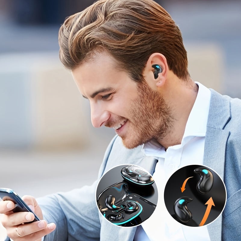 Kaulų laidumo Bluetooth ausinės miegui ir sportui