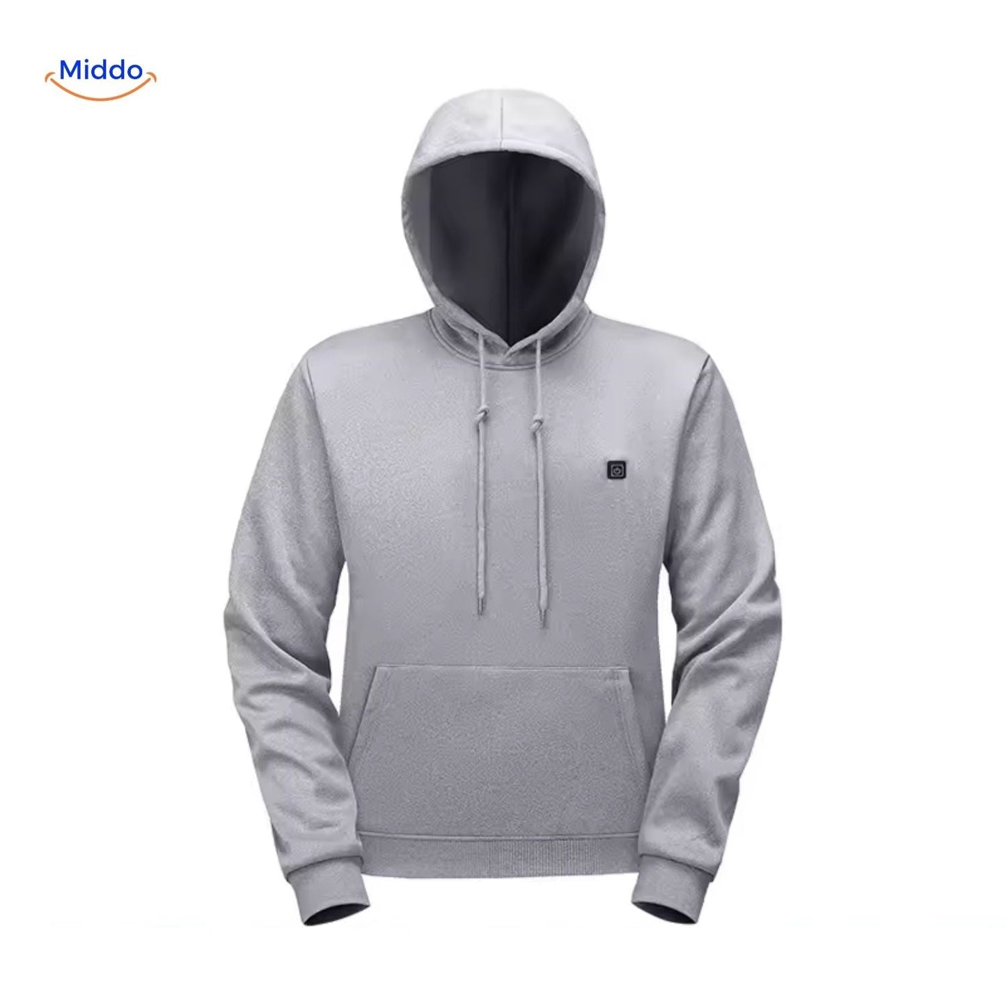 USB šildomas hoodie su reguliuojama šiluma
