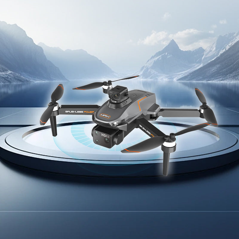 GPS dronas su HD kamera ir kliūčių vengimu