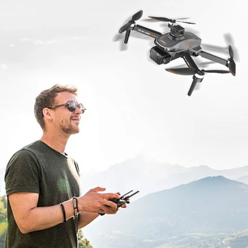 GPS dronas su HD kamera ir kliūčių vengimu