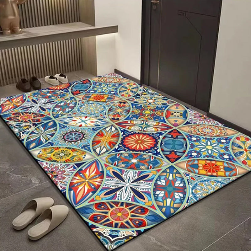 Bohemiškas geometrinis kilimėlis įėjimui 40x60 cm