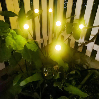 SparkleGlow™ saulės energija įkraunami LED lauko žibintai – šoninis vaizdas