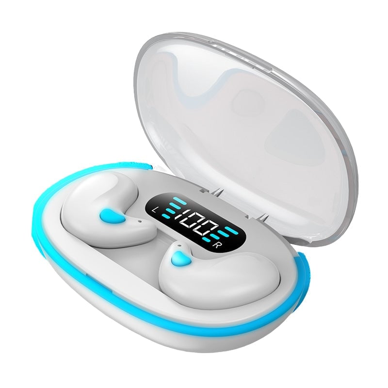 Kaulų laidumo Bluetooth ausinės miegui ir sportui