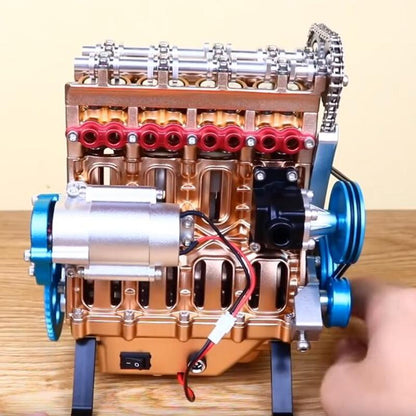 Surenkamas automobilio variklio modelis