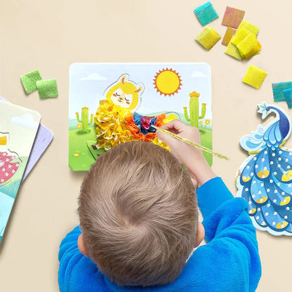 KiddieArt™ - Kūrybiškumą lavinantis rinkinys vaikams – šoninis vaizdas