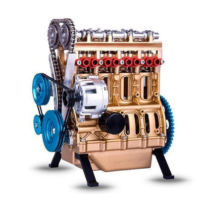 Surenkamas automobilio variklio modelis