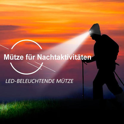 Kepurė su LED lempute – paruoštas naudoti, kamufliažinė variantas