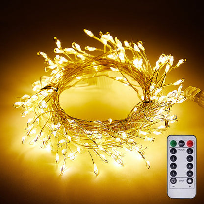 LED vario vielos girlianda jaukiam namų apšvietimui – naudojimo pavyzdys