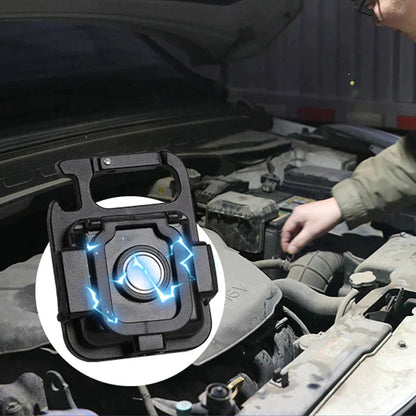 įkraunama šviesa naudojama po automobilio kapotu