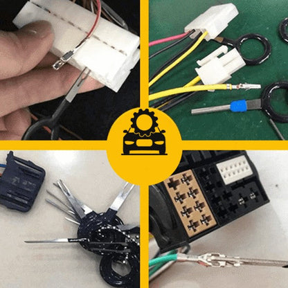 Elektrinės jungties fiksatoriaus išėmimas