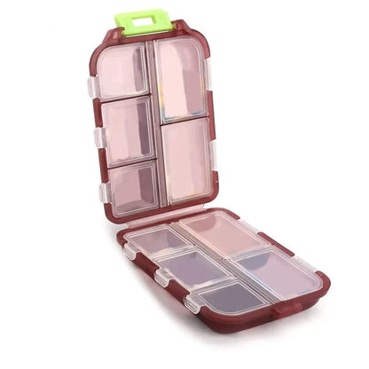 TravelMed™ - nešiojama tablečių dėžutė (2 vnt.) – paruoštas naudoti