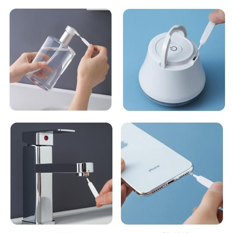 Dušo galvučių valymo šepetėliai