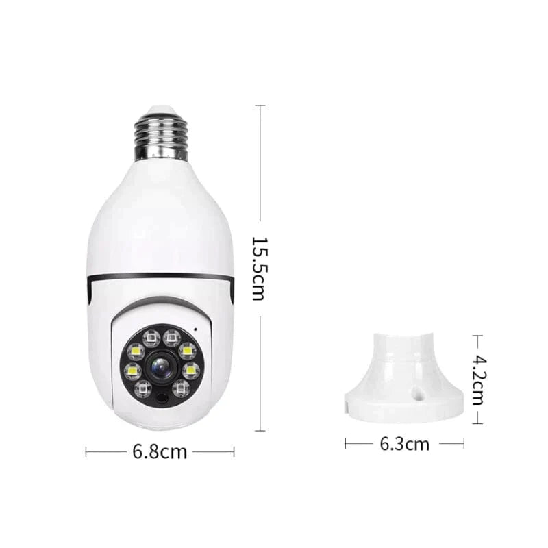 BrightEye™ - Belaidė WiFi vaizdo kamera-lempa
