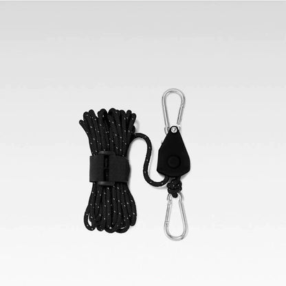 StrongLine™ vėjui atsparus lynas su skriemulio reguliavimu – pakuotės turinys