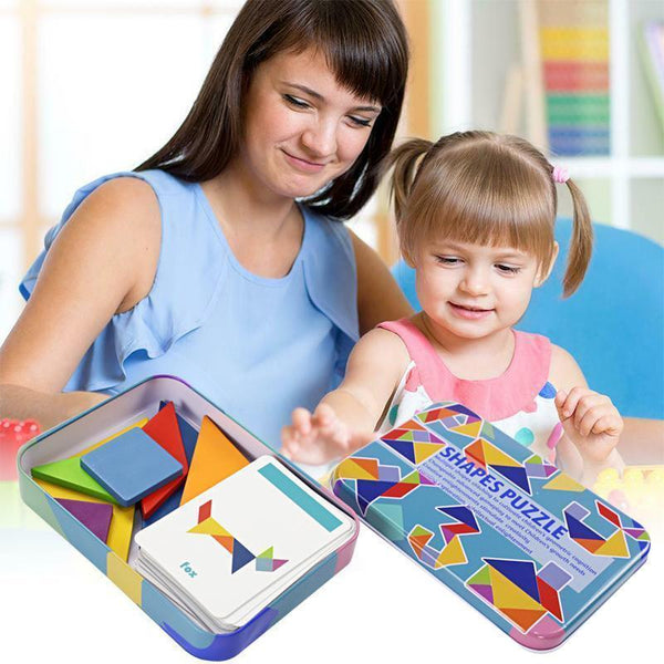 Lavinanti "Montessori" dėlionė – 7 kaladėlių variantas