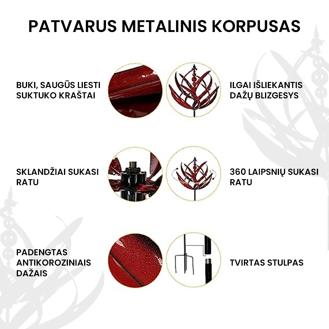 Vėjo suktukas - "Žydinti gėlė"