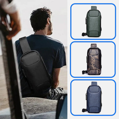 SwissBag™ - Vyriška rankinė per petį – konstrukcijos detalė