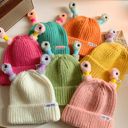 Šviečianti monstriuko kepurė – įvairių spalvų kepurių grupė