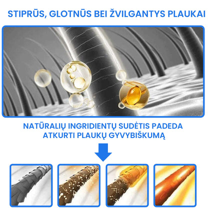 Nenuplaunamas plaukų kondicionierius – bendras vaizdas