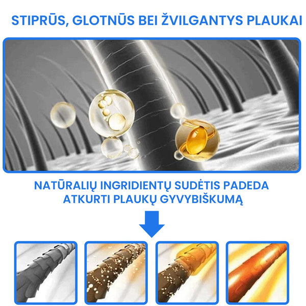 Nenuplaunamas plaukų kondicionierius – bendras vaizdas