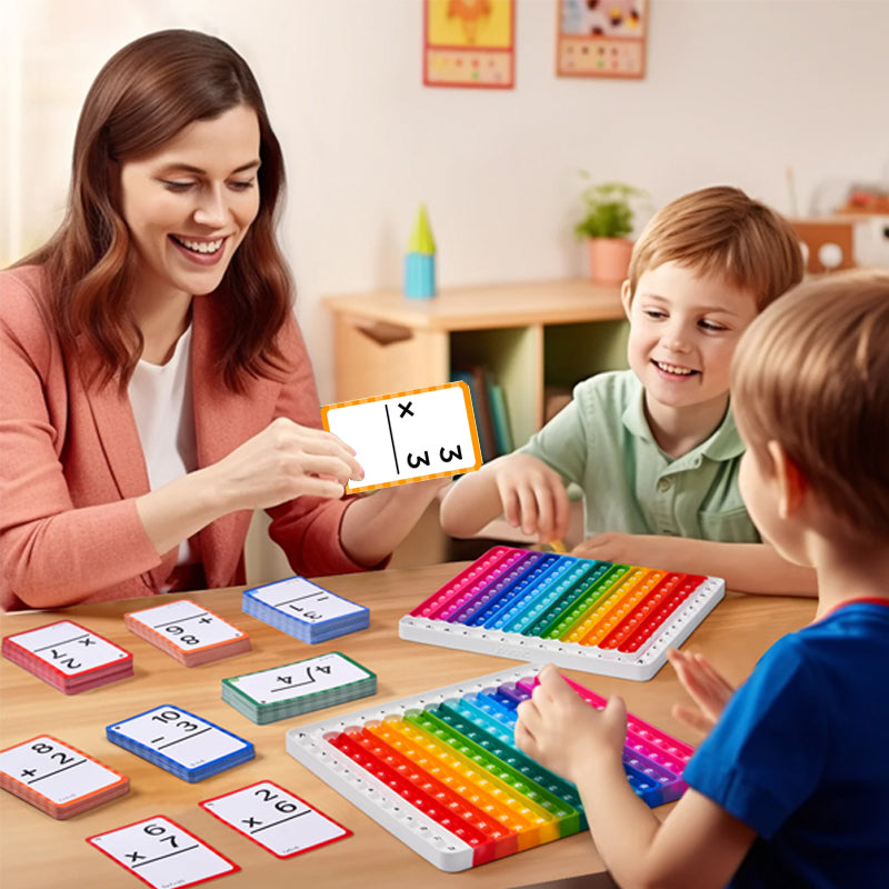Matematikos Flash Kortelės su Fidget Džiaugsmui