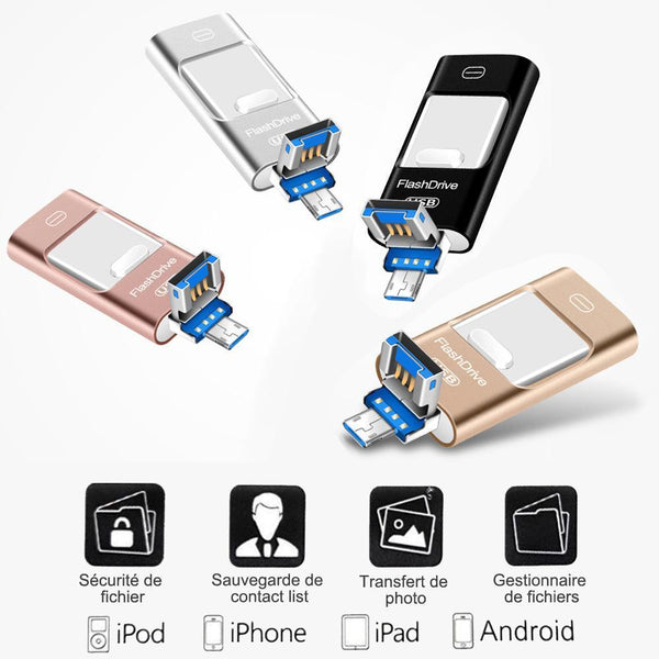 USB atmintinė išmaniajam įrenginiui – bendras vaizdas