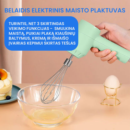 Brevelle™ - 3in1 belaidis daugiafunkcinis plaktuvas – bendras vaizdas