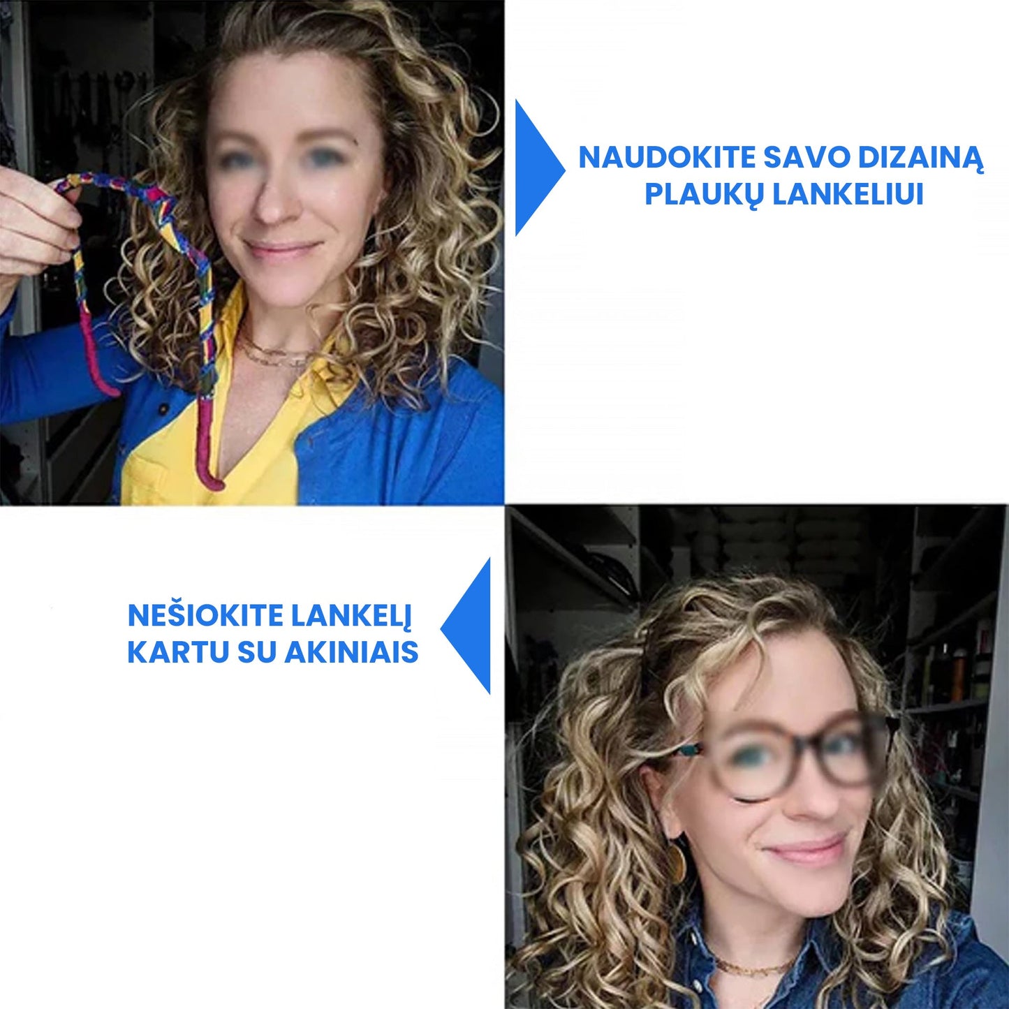 Harmony™ - Plaukų lankelis (2 vnt.)